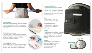 ASPEN QUIKDRAW RAP, BLACK, X-SMALL